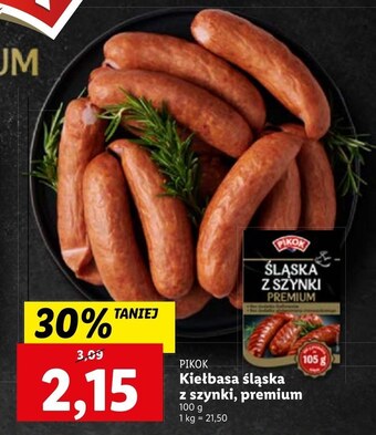Lidl Kiełbasa pikok oferta