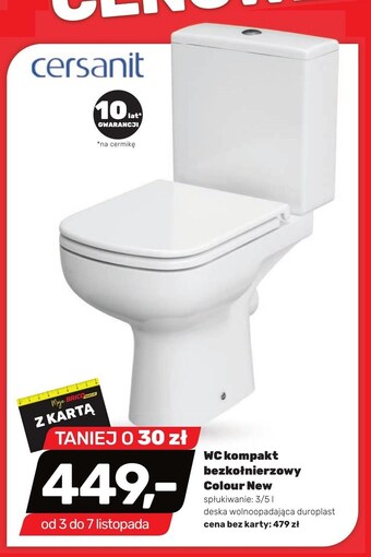 Bricomarche Kompakt wc cersanit oferta