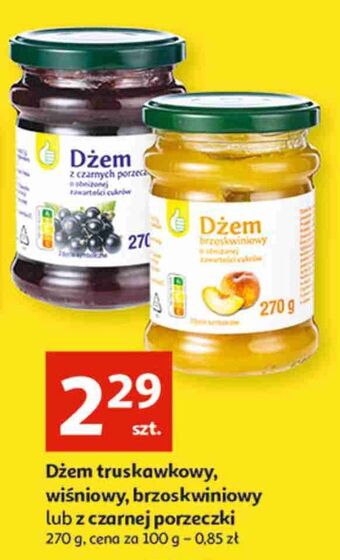 Auchan Dżem brzoskwiniowy podniesiony kciuk oferta