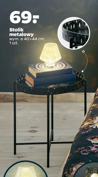 Netto Stolik metalowy 40 x 44 cm oferta
