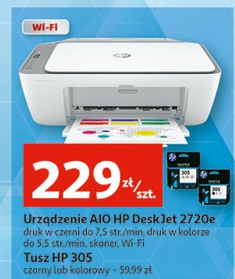 Auchan Tusz original 305 czarny hp oferta