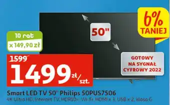 Auchan Telewizor led 50" pus7506/12 philips oferta