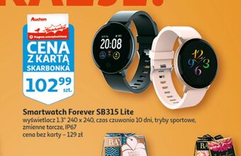 Auchan Smartwatch fore vive sb-315 złoty forever oferta