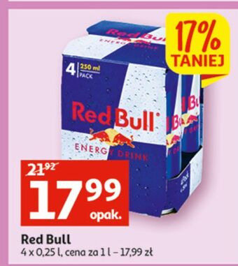 Auchan Napój energetyczny red bull oferta