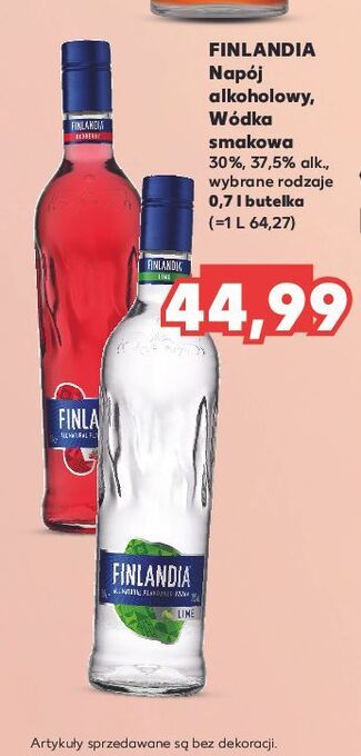 Kaufland Wódka finlandia lime fusion oferta