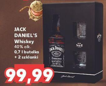 Kaufland Whiskey + 2 szklanki jack daniel's old no. 7 oferta