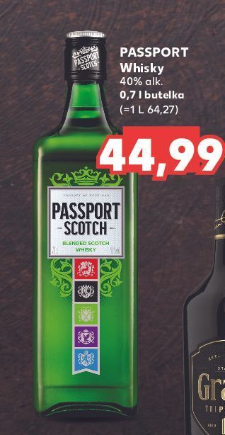 Kaufland Whisky passport scotch oferta