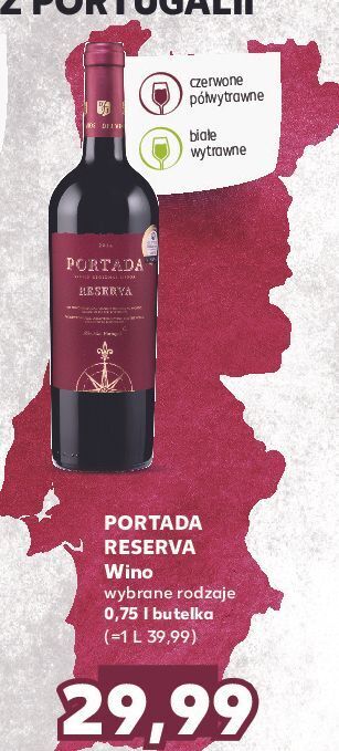 Kaufland Wino portada reserva medium dry oferta