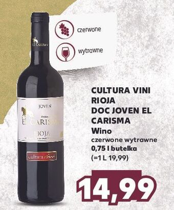 Kaufland Wino cultura vini rioja doc joven el carisma oferta