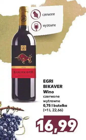 Kaufland Wino egri bikaver red oferta