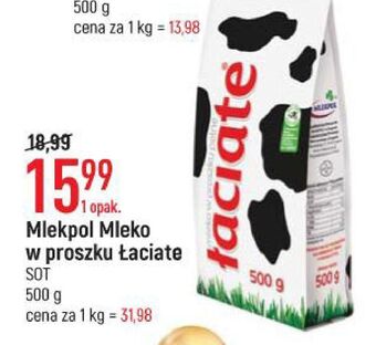 Mleko w proszku łaciate
