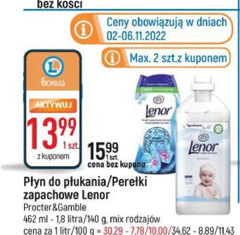 E.Leclerc Płyn do płukania lenor sensitive oferta