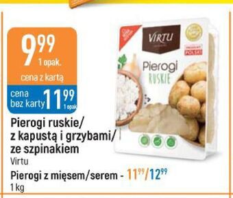 E.Leclerc Pierogi z kapustą i grzybami virtu oferta