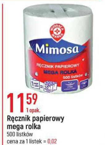 E.Leclerc Ręcznik papierowy mega rolka wiodąca marka mimosa oferta