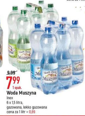 E.Leclerc Woda gazowana muszyna skarb życia oferta