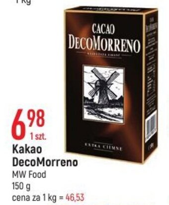 MW Food kakao DecoMorreno 150g