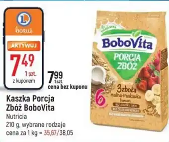 E.Leclerc Nutricia kaszka porcja Zbóż BoboVita 210g oferta