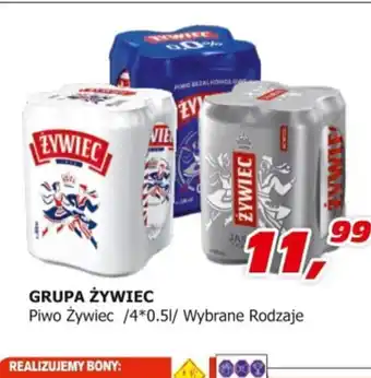 Sklep Polski grupa żywiec piwo żywiec /4*0.5l/ wybrane rodzjae oferta