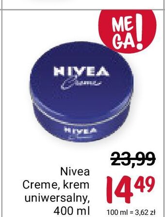 Rossmann Krem do twarzy i ciała nivea creme oferta