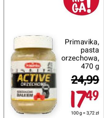Rossmann Masło orzechowe active 100% orzeszków primavika oferta