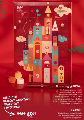 Rossmann Kalendarz adwenotwy z mydełkami hello!you oferta