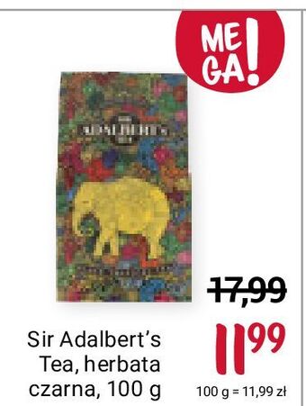 Herbata czarna sir adalbert's tea