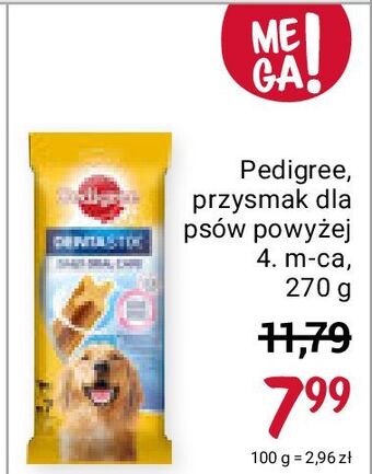 Rossmann Przysmak dla psa duże rasy pedigree dentastix oferta
