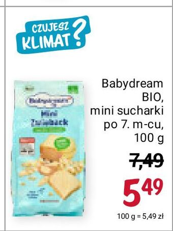 Rossmann Mini sucharki bio babydream oferta