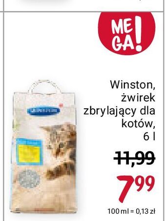 Rossmann Żwirek dla kota winston oferta