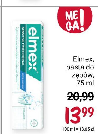 Rossmann Pasta do zębów z aminofluorkiem elmex sensitive oferta