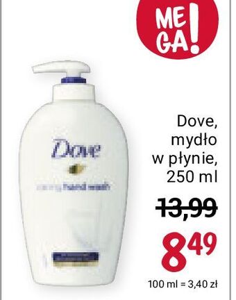 Rossmann Mydło w płynie dove caring hand wash oferta
