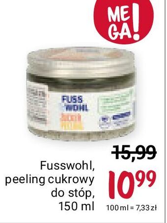 Rossmann Peeling do stóp fusswohl oferta