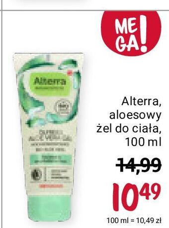 Rossmann Żel do ciała aloesowy alterra oferta