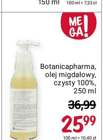 Rossmann Olej migdałowy botanicapharma oferta