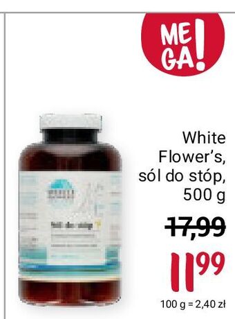 Rossmann Sól do stóp z morza martwego white flower's oferta