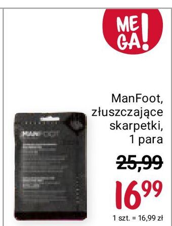 Rossmann Złuszczające skarpetki manfoot oferta