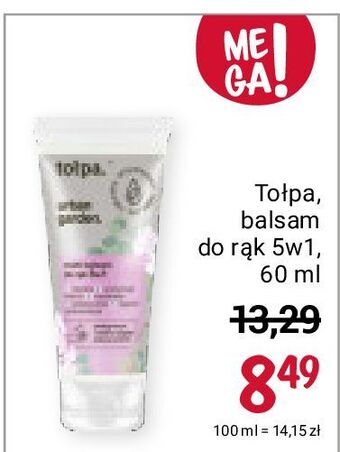 Rossmann Balsam do rąk 5w1 tołpa urban garden oferta