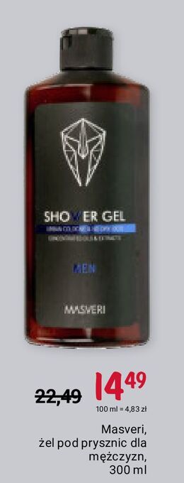 Żel pod prysznic urban cologne masveri