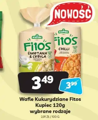 Delfin Wafle kukurydziane Fitos Kupiec 120g oferta
