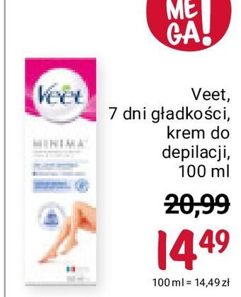 Rossmann Krem do depilacji skóra wrażliwa veet minima oferta