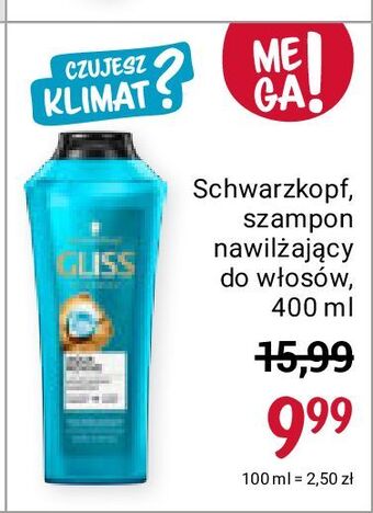 Szampon do włosów gliss kur aqua revive