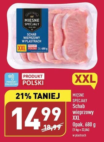 ALDI Schab wieprzowy bez kości - plastry mięsne specjały zawsze świeże (aldi) oferta