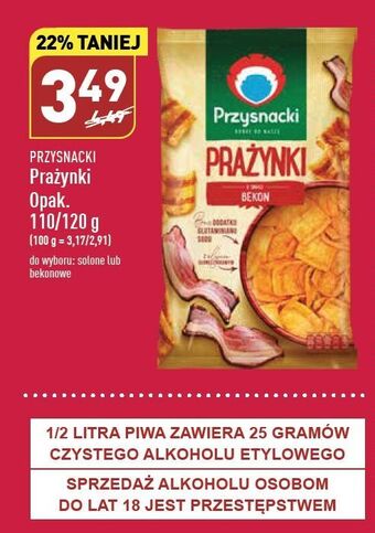 ALDI Prażynki bekonowe przysnacki oferta