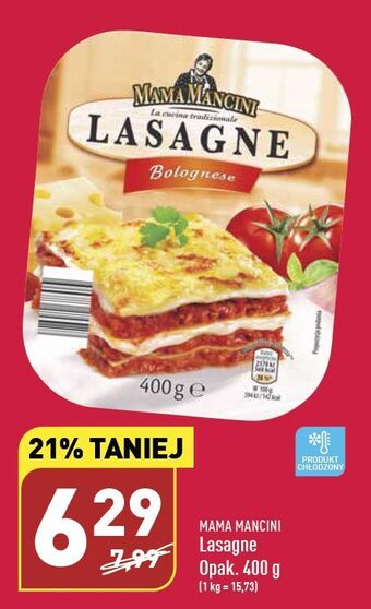 ALDI Lasagne bolognese mama mancini oferta