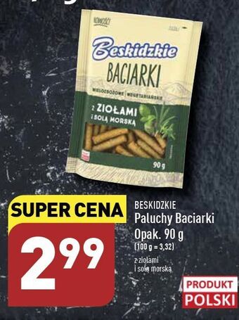 ALDI Baciarki z ziołami i solą morską aksam beskidzkie oferta