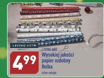 ALDI Papier ozdobny living art oferta