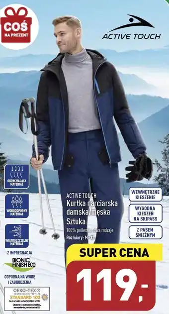 ALDI Kurtka narciarska męska z kapturem active touch oferta