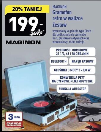 ALDI Gramofon retro maginon oferta