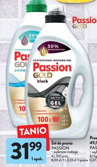 Intermarche Żel do prania black passion gold oferta