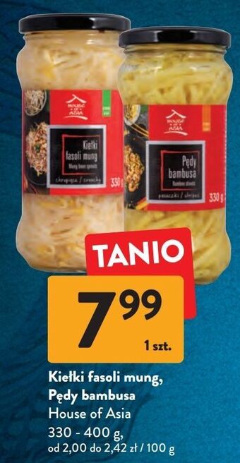 Intermarche Pędy bambusa w paseczkach house of asia oferta